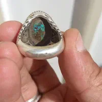 انگشتر فیروز نیشابور قدیمی کمیاب|جواهرات|زابل, |دیوار