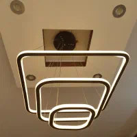 دو عدد لوستر مدرن|لوستر و چراغ آویز|قزوین, |دیوار