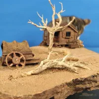 دیوراما وسترن رومیزی، دکوری، ماکت دستساز|مجسمه، تندیس، ماکت|اصفهان, عباس‌آباد|دیوار