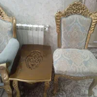 یک دست مبل ۹نفره بامیزناهارخوری چوب راش باجلومبلی|مبلمان خانگی و میز عسلی|پاکدشت, پاکدشت (مامازند)|دیوار