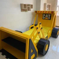 تخت خواب کودک طرح لودر CAT