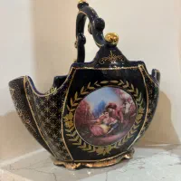 ۲تکه ظروف پذیرایی  سرمه ای