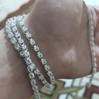 زنجیر نقره چینابی یزدی|جواهرات|یزد, |دیوار