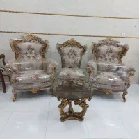 مبل سلطنتی ۹نفره تمام راش درحدنو|مبلمان خانگی و میز عسلی|رشت, آزادگان|دیوار