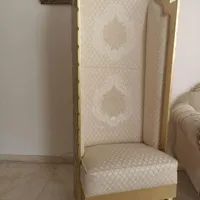 یک صندلی شاه نشین نوچوب راش ورق طلا فقط 2500