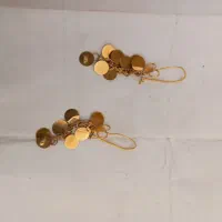 گوشواره طلا،مدل پولکی