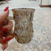 ۸عدد استکان رز گلد هفت رنگ بهمراه دو عدد قندان ست|ظروف سرو و پذیرایی|تهران, نیروی هوایی (پیروزی)|دیوار
