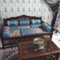 تخت سنتی s....۱۲۰|مبلمان خانگی و میز عسلی|اصفهان, باغ فردوس|دیوار