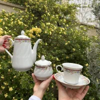 سرویس چینی - ژاپنی طلاکوب مناسب جهیزیه