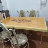 یکدست میز ناهارخوری ۶ نفره|میز و صندلی غذاخوری|شیراز, رکنآباد|دیوار