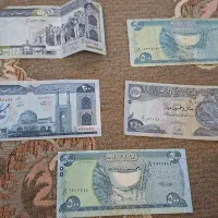 ۵ عدد اسکناس قدیمی