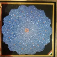 بشقاب میناکاری قدیمی