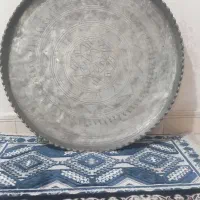 سینی مسی|کلکسیون اشیاء عتیقه|تهران, خزانه|دیوار