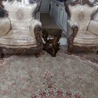 مبل استیل 9 نفره بسیار تمیز و نو|مبلمان خانگی و میز عسلی|بوئین زهرا, |دیوار