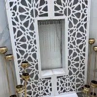 چهار تکه دکور چوبی نوردار