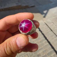 انگشتر یاقوت رکاب قلمکاری شده|جواهرات|یزد, |دیوار