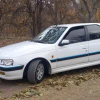 پژو پارس سفید ۸۹ کم کارکرد با بیمه بدنه