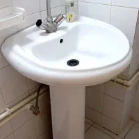 کاسه روشویی ۲ عدد  به همراه آینه جای حوله مایع ...