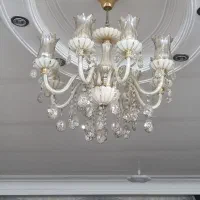 لوستر ۸ شاخه کریستالی