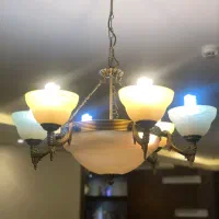 یک جفت لوستر وارداتی لهستانی