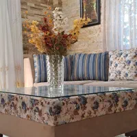 مبل راحتی ۸نفره|مبلمان خانگی و میز عسلی|چمستان, |دیوار