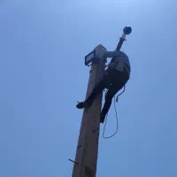 دوربین مداربسته * برق خورشیدی|دوربین مداربسته|ابرکوه, |دیوار