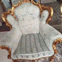 مبل سلطنتی و نهار خوری به همراه بوفه|مبلمان خانگی و میز عسلی|خلخال, |دیوار