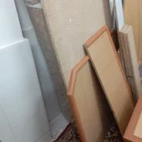 کمد کتابخانه ولباس ویترین وتخت میز