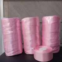 روبان ساتن صورتی ۴ سانتی