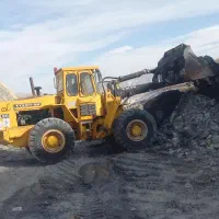 لودر ولوو هپکویی جفت پمپ زیر کار