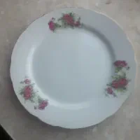 ۶ عدد میوه خوری گل سرخی لب طلایی بزرگ قیمت ۵۰۰