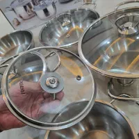 ست کامل قابلمه استیل در  حد نو باکیفیت|ظروف پخت‌وپز|تهران, نظام‌آباد|دیوار