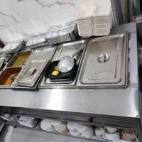 کانتر گرم ۵ خانه گازی دست دوم تمیز و آماده به کار