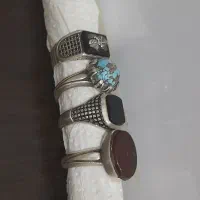 چهار عدد انگشتر دست ساز. حراج حراج|جواهرات|خرمآباد, |دیوار
