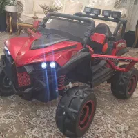 ماشین شارژی شاسی بلند طرح جیپ آفرود 4 موتوره