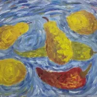 رنگ روغن روی بوم