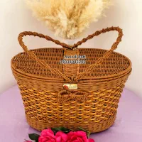 سبد حصیری مسافرتی سبد پیک نیک