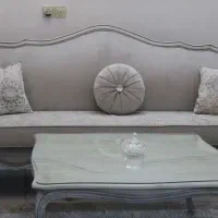 مبلمان ۷نفره چوب راش. پارچه نانو. کار تهران.|مبلمان خانگی و میز عسلی|مشهد, جاهد شهر|دیوار
