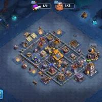 کلش اف کلنز تان ۱۵ تقریبا مکس بجز دیوار|کنسول، بازی ویدئویی و آنلاین|زابل, |دیوار