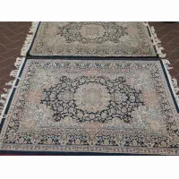 فرش ابریشم ۲عددقالیچ ابریشم درحدنونو