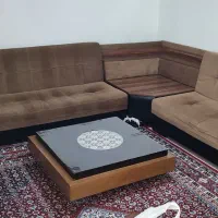 مبلمان هفت نفره تخت شو + یخچال فریزر