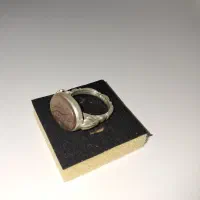 انگشتر نقره عقیق خطی|جواهرات|تربتحیدریه, شهید قرنی|دیوار