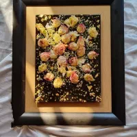 تابلو گل رزینی|تابلو، نقاشی، عکس|بندرعباس, |دیوار