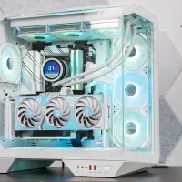 کیس DarkFlash DY470 White - آکبند (پلمب)