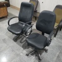 دو عدد صندلی مدیریت با قیمت مناسب|مبلمان اداری|بناب, |دیوار