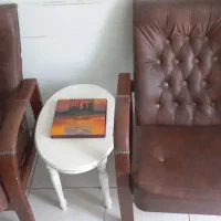 دو عدد صندلی اداری چرم|مبلمان اداری|شیراز, زرگری|دیوار
