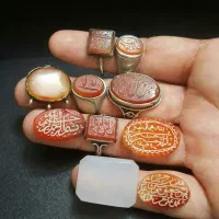 انگشترهای خطی کهنه قاجاری