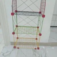 قفسه فلزی جا کتابی|کتابخانه، شلف، قفسههای دیواری|امیدیه, |دیوار