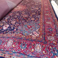 یک تخته فرش ۱۳ متری ساروق دستباف سرمه ای|فرش|تهران, سیروس|دیوار