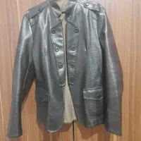 کاپشن چرم اصل